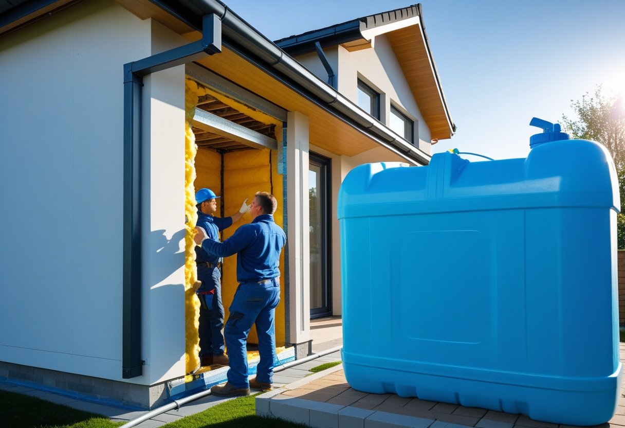 Sådan forbedrer du dit hjem med hulmursisolering og en plastikbeholder til opsamling af regnvand